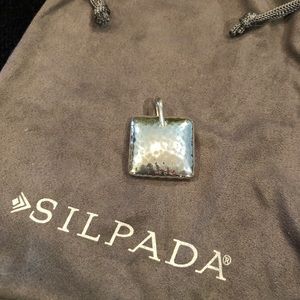 Silpada Hammered Pillow Pendant